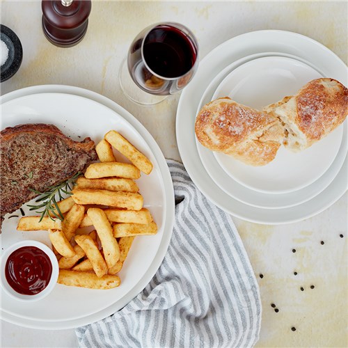 1216209 - Basics Coupe Plate White 280mm